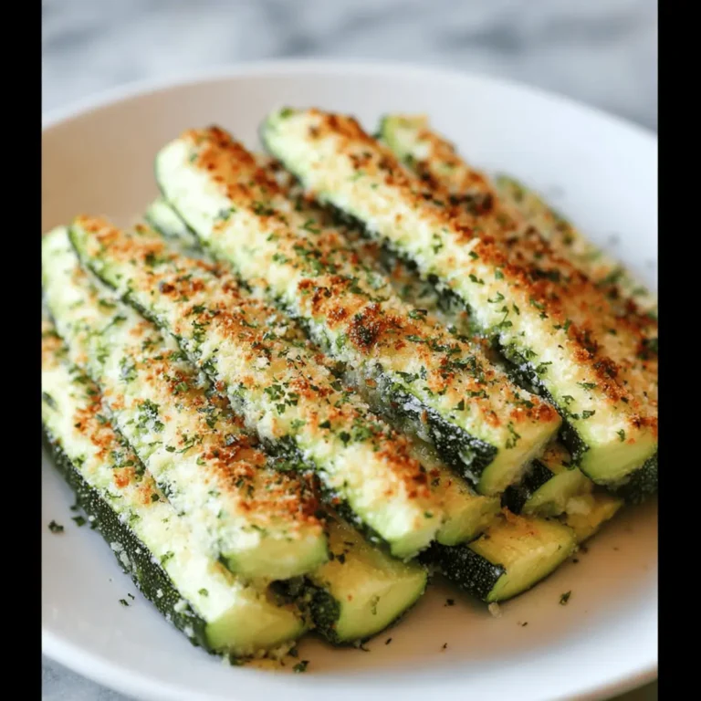 Baked Parmesan Zucchini