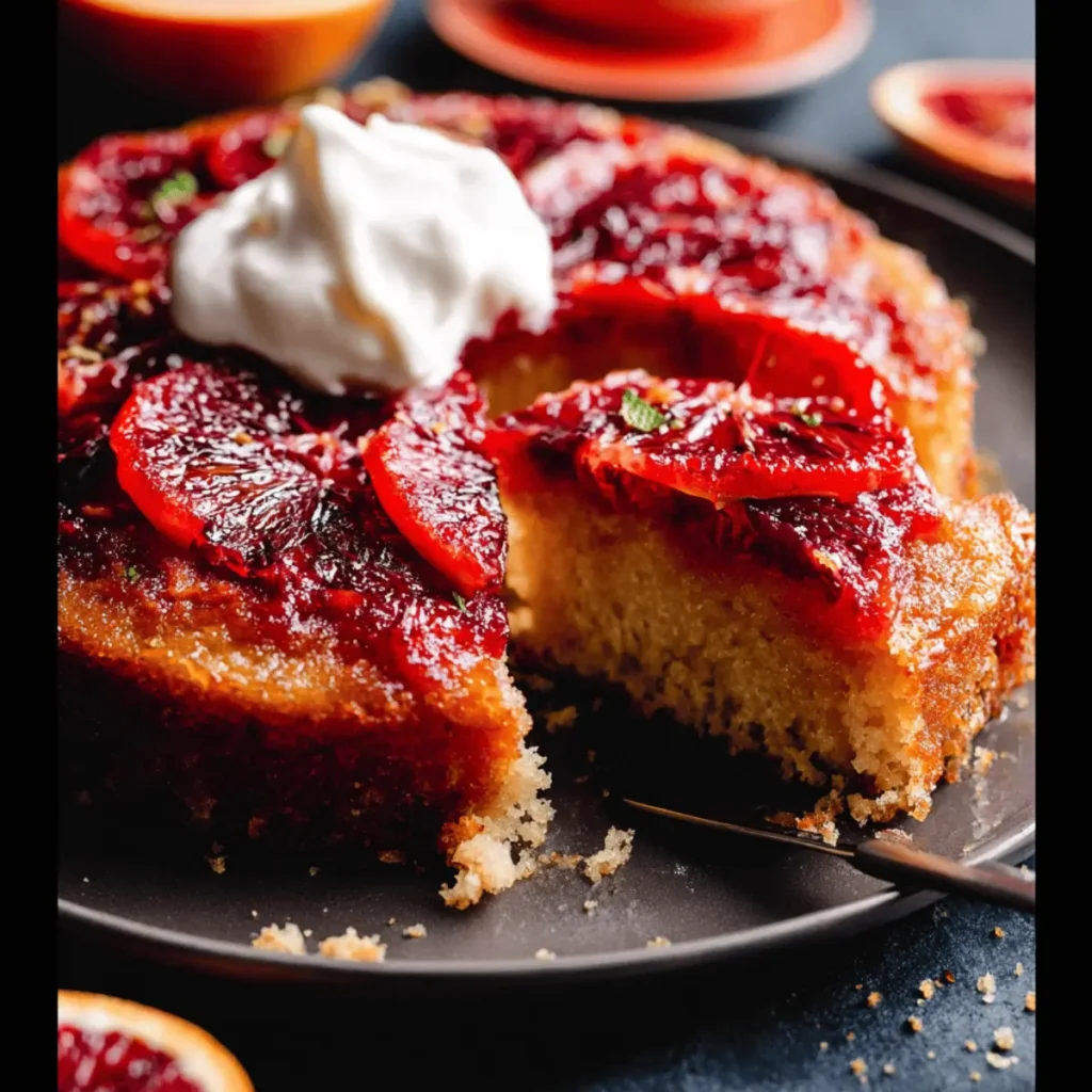 Blood Orange Upside-Down Cake