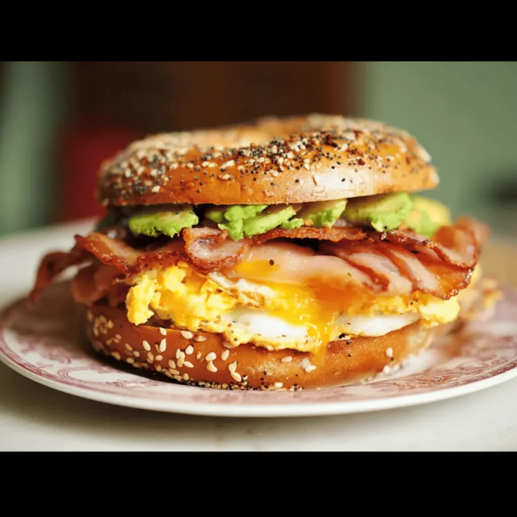 Breakfast Bagel Sandwich