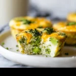 Broccoli and Cheese Egg Muffins