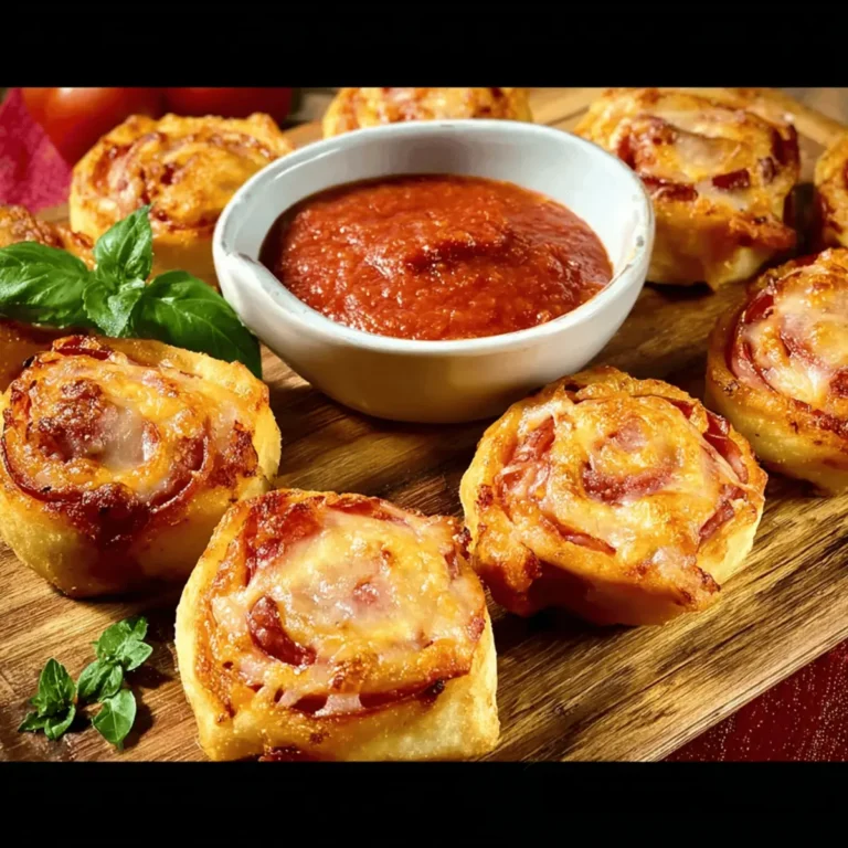 Cheesy Pepperoni Pizza Roll-Ups
