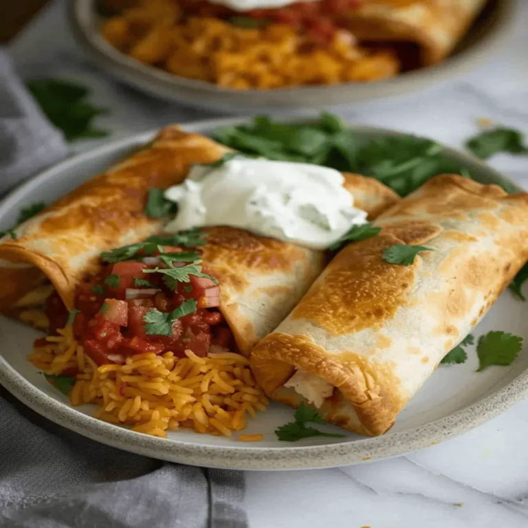Chicken Chimichangas