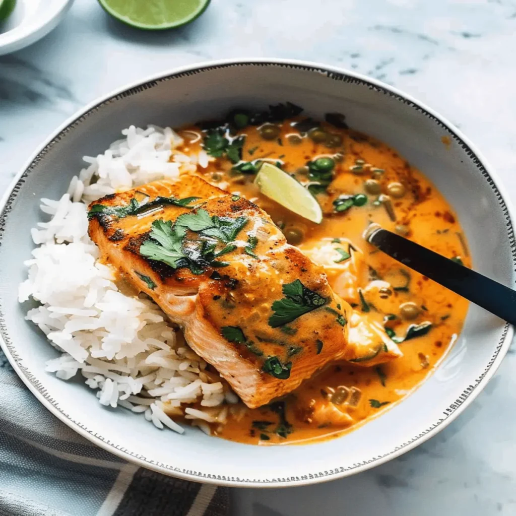 Coconut Curry Salmon