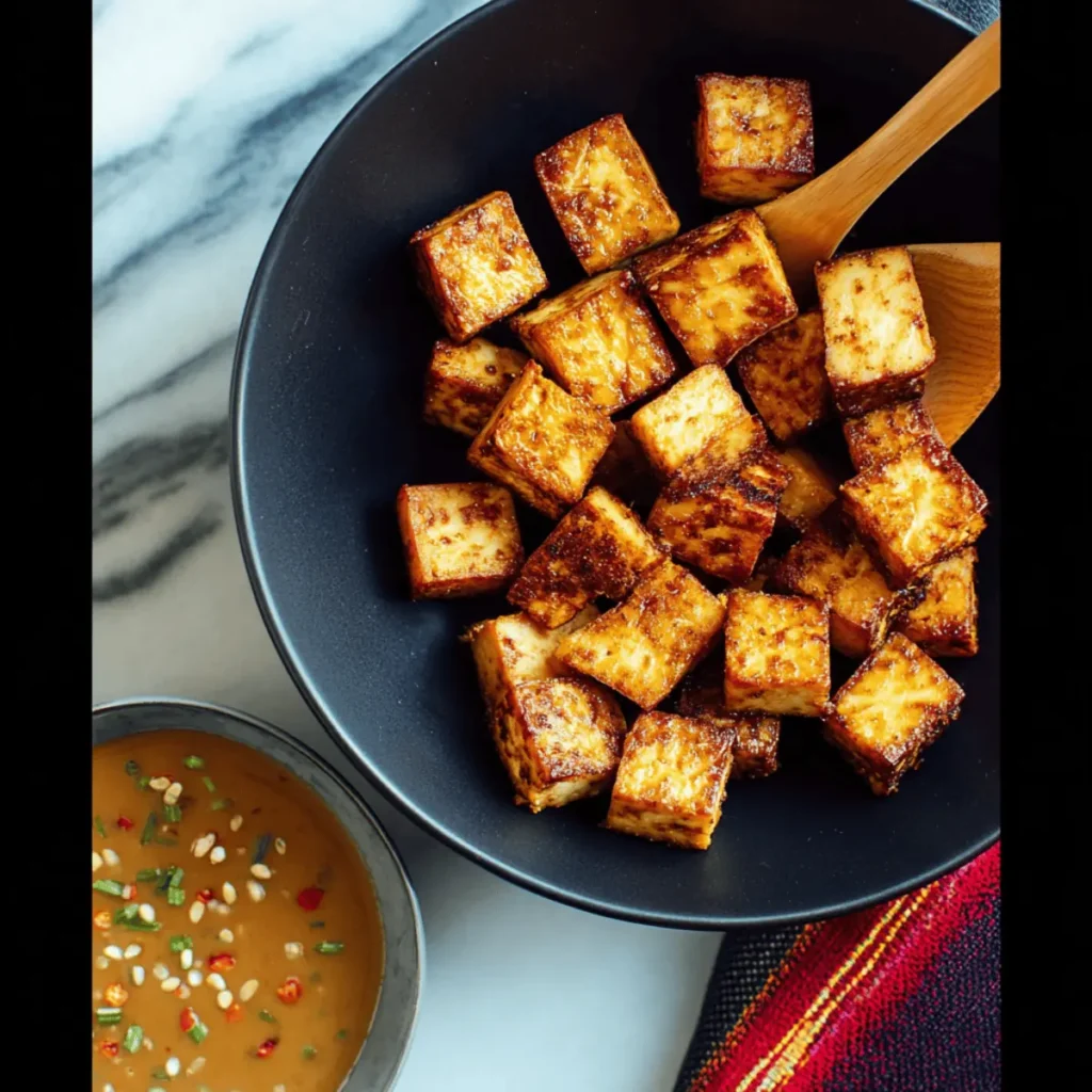 Crispy Baked Tofu and Veggie Dippers