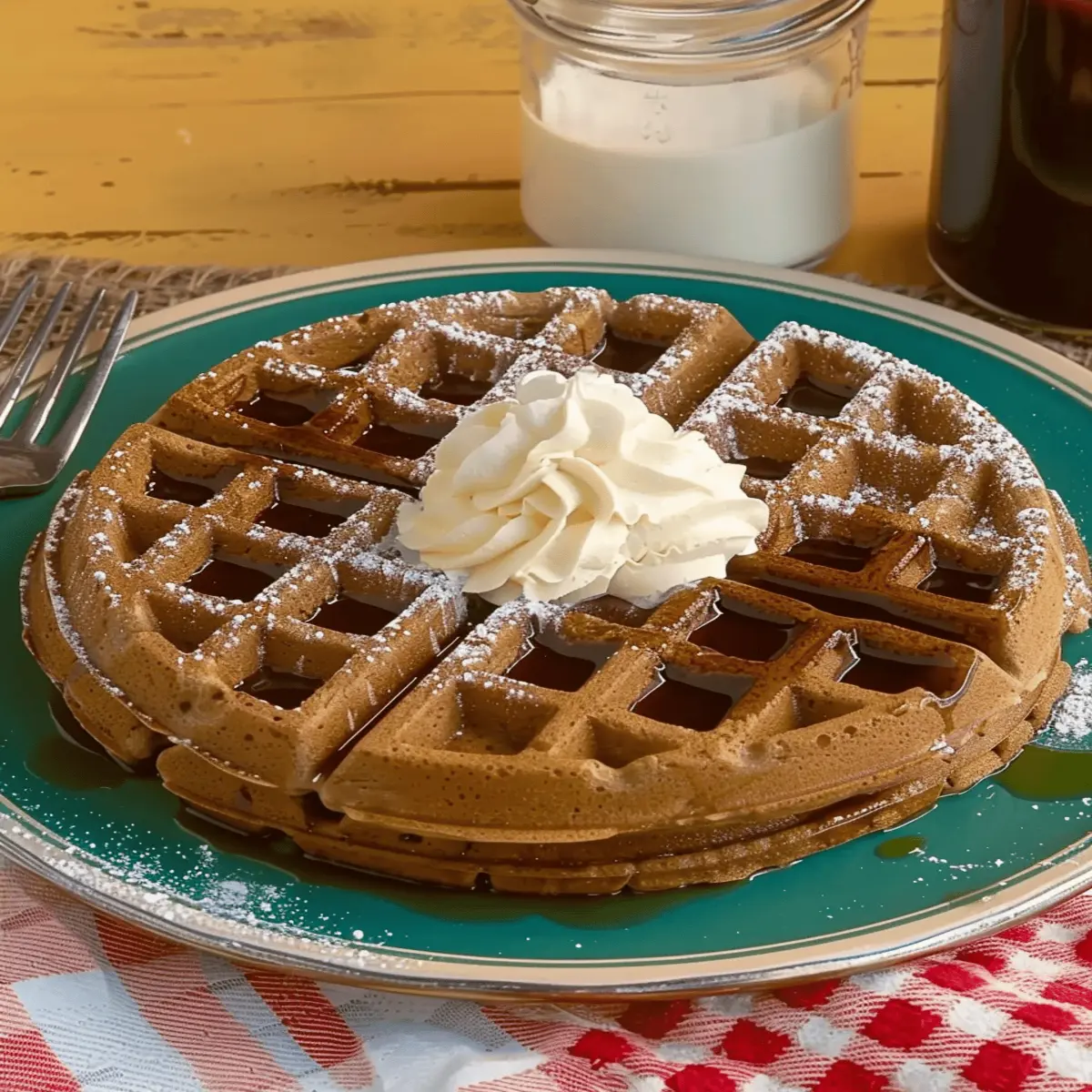 Decadent Chocolate Waffles Recipe