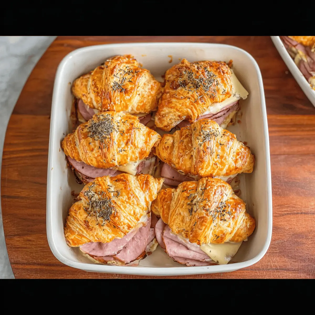 Ham and Cheese Croissant Sandwiches: Irresistibly Gooey Delight