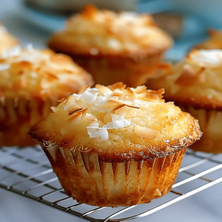 Healthy Coconut and Pineapple Cottage Cheese Muffins