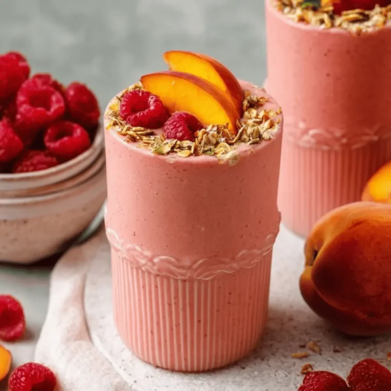Healthy Peach Smoothie Packed with Nutrients and Flavor