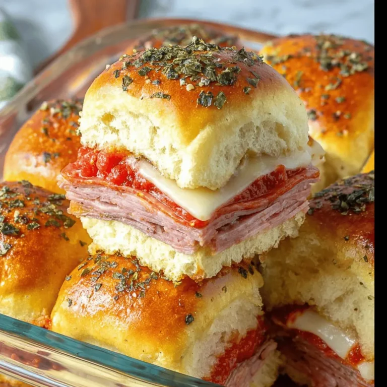 Hot Italian Sliders