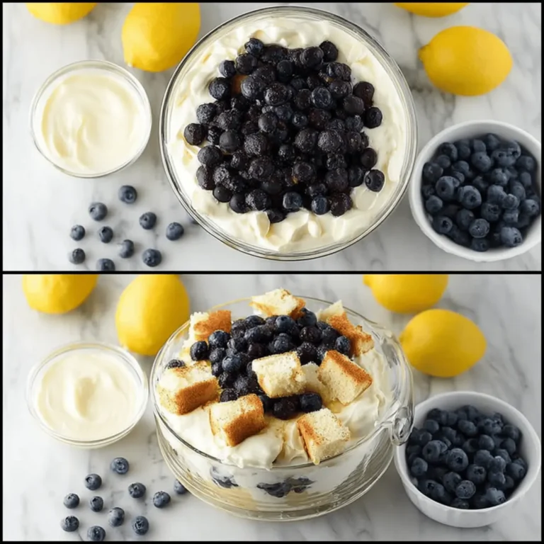 Lemon Blueberry Trifle
