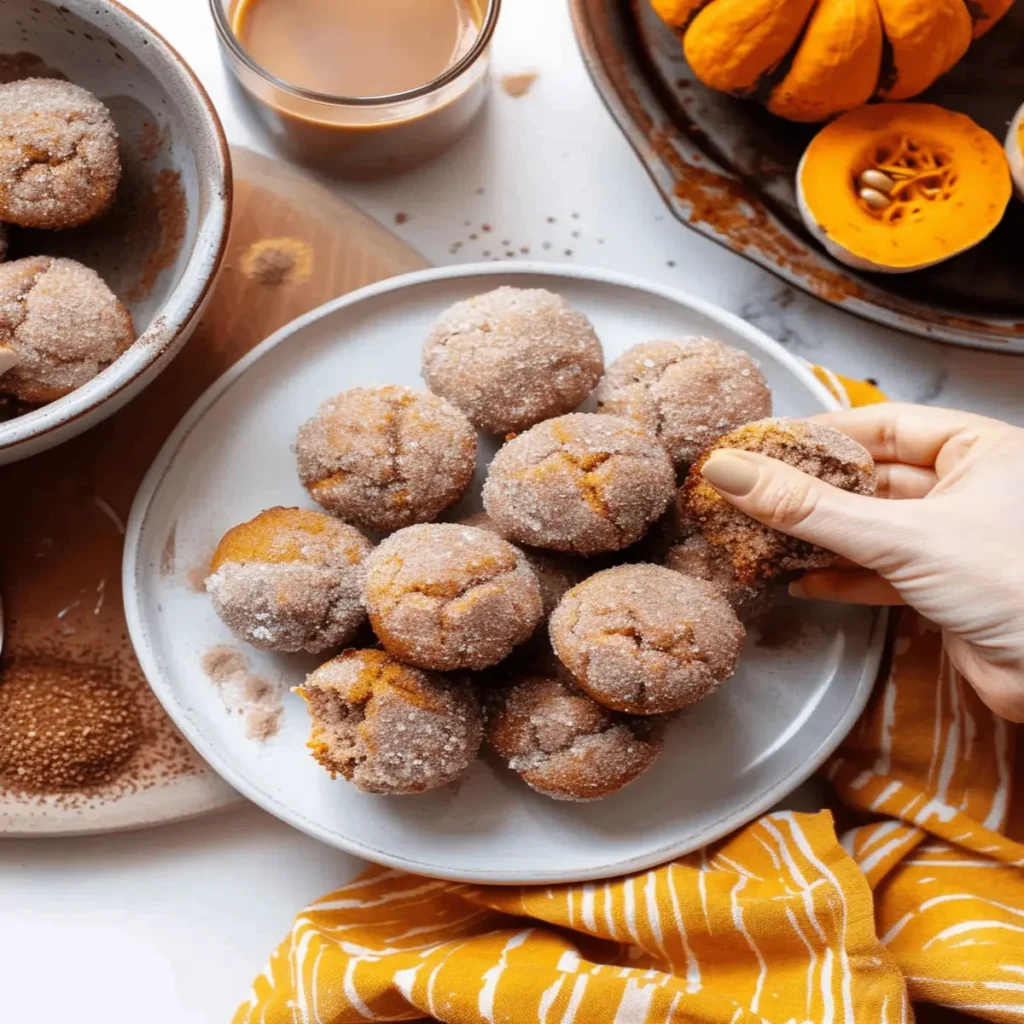 Mini Cinnamon Sugar Pumpkin Muffins