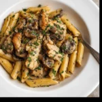 Mushroom Chicken Pasta