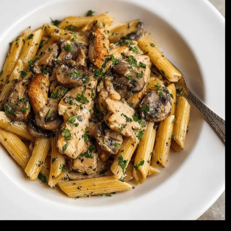 Mushroom Chicken Pasta