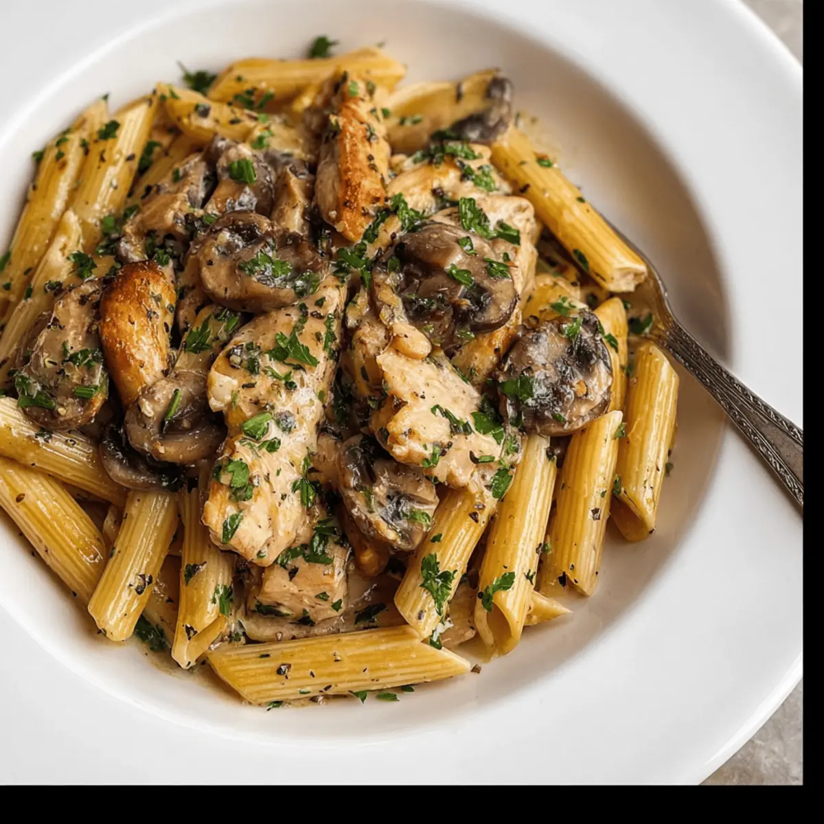 Mushroom Chicken Pasta: Irresistibly Creamy & Comforting!