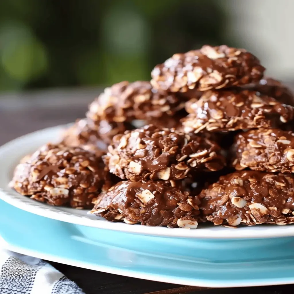 No-Bake Chocolate Coconut Cookies