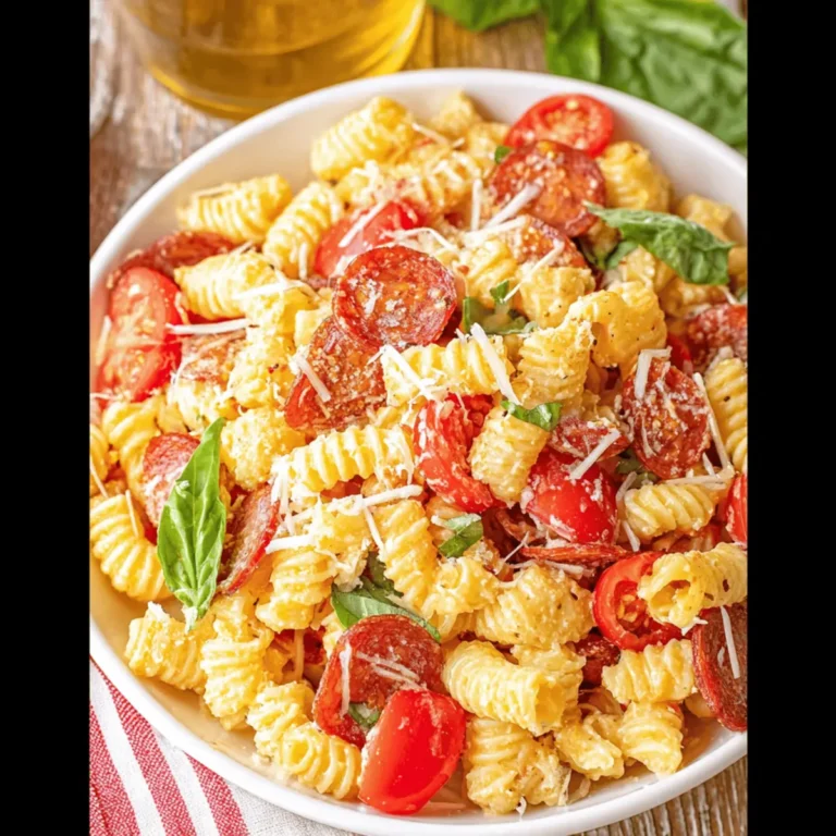 Pepperoni Pizza Pasta Salad