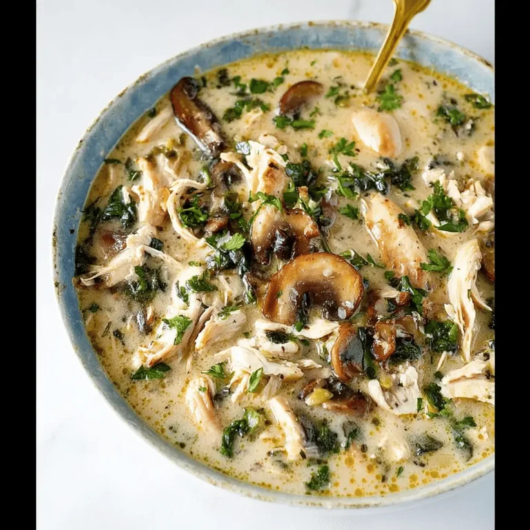Rotisserie chicken mushroom soup