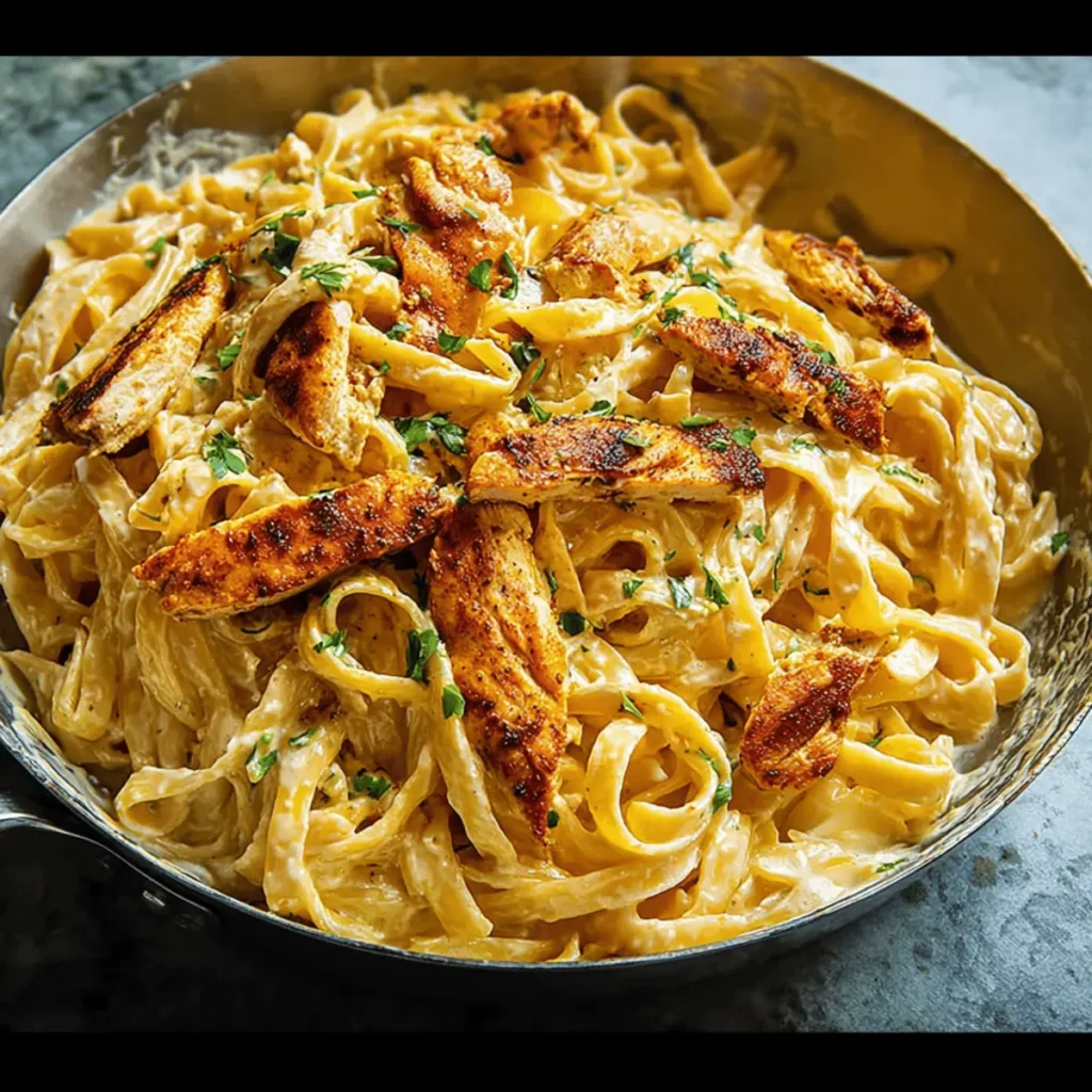 Spicy Cajun Chicken Alfredo