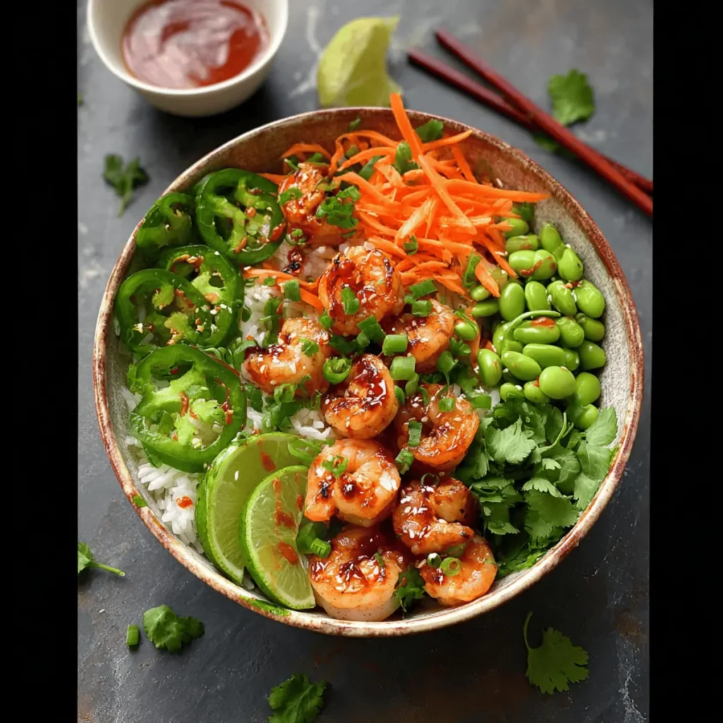 Spicy Shrimp Rice Bowl