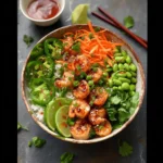 Spicy Shrimp Rice Bowl