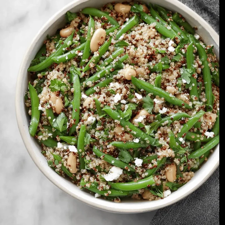 Stir Fried Green Beans and Quinoa