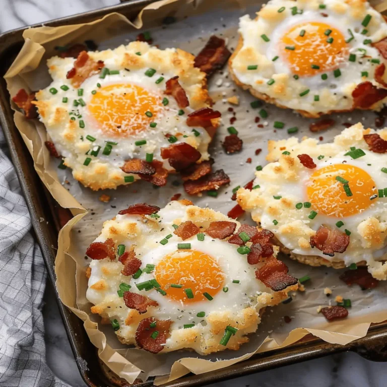 Bacon Parmesan & Chive Egg Clouds