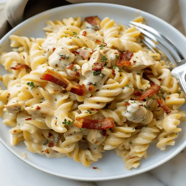 Chicken Bacon Ranch Pasta