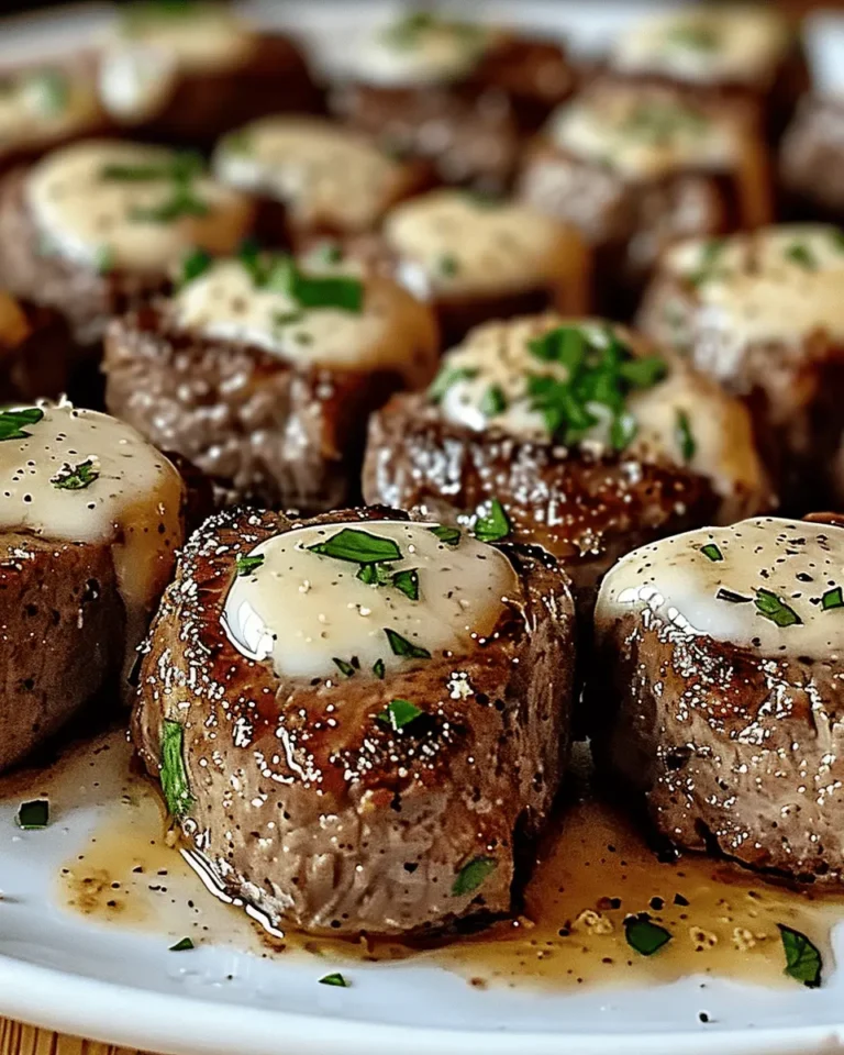 Creamy Parmesan Steak Bites
