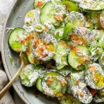 Cucumber Everything Bagel Salad