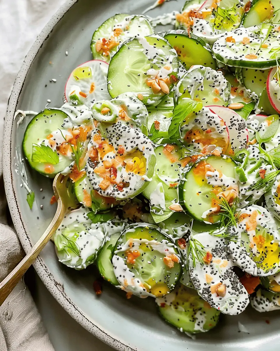 Cucumber Everything Bagel Salad: A Refreshingly Easy Twist