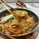 Fire Garlic Enoki Mushrooms with Vermicelli Noodles