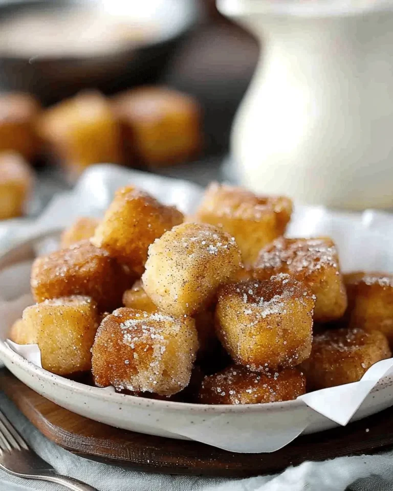 French Toast Bites with Cinnamon Sugar