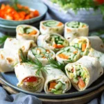 Fresh Vegetable Tortilla Roll Ups