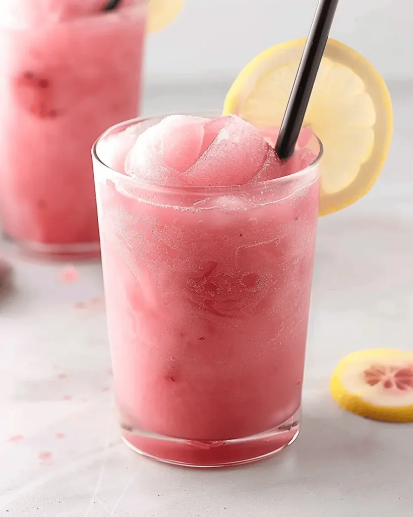 Frozen Hibiscus Lemonade