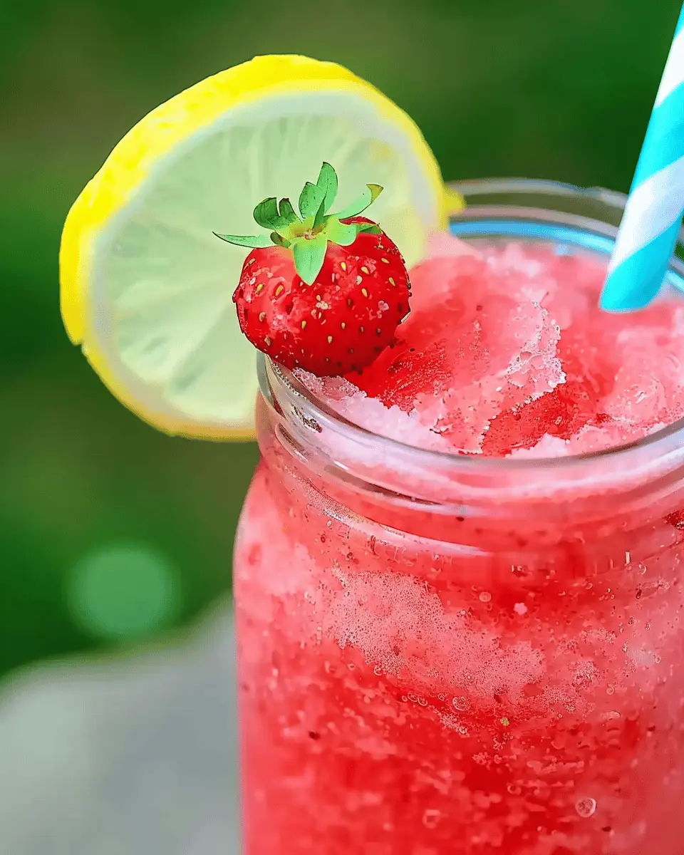 Frozen Strawberry Lemonade Bliss: The Best Refreshing Treat