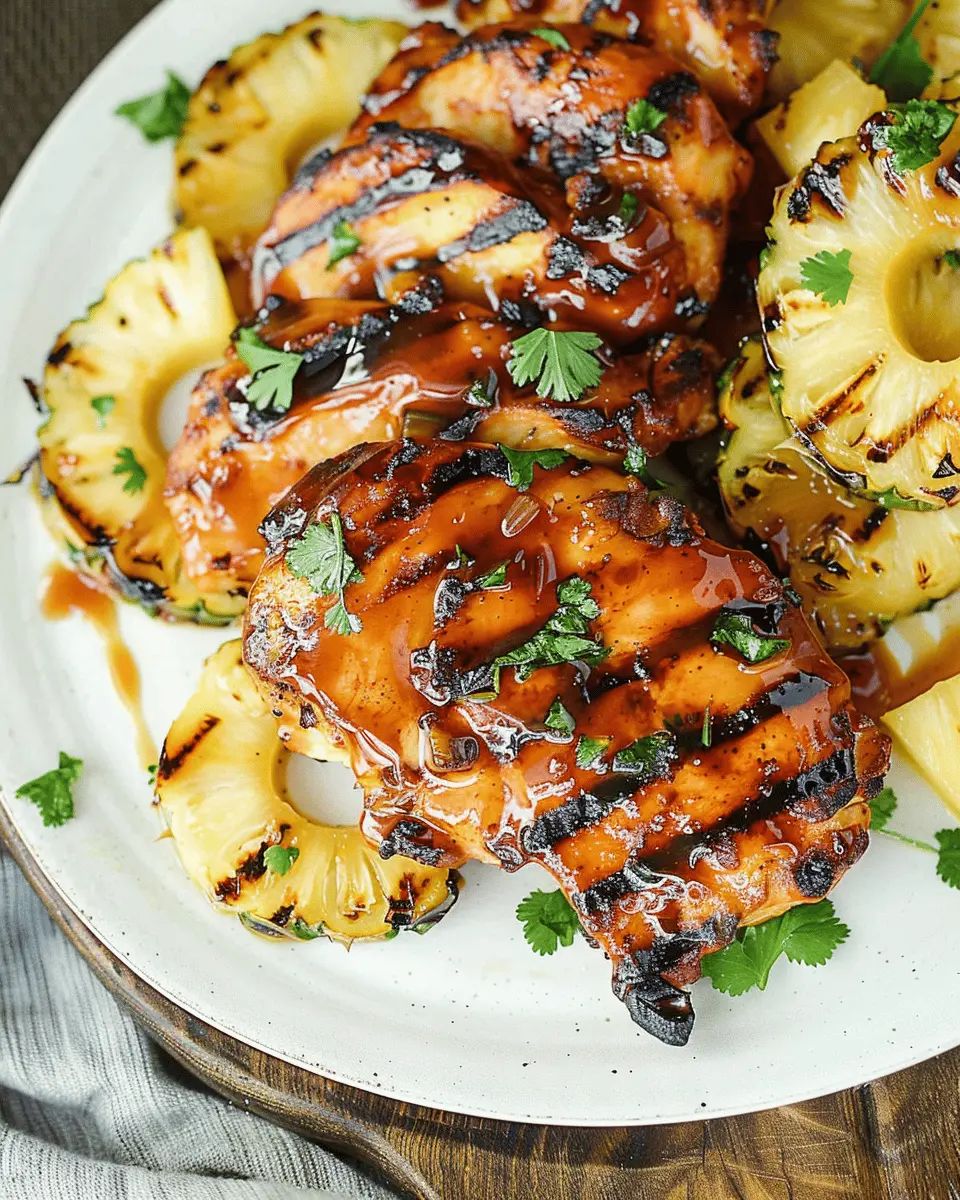 Grilled Pineapple Chicken: Juicy Flavors That Wow Your Tastebuds
