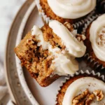 Healthier Carrot Cake Cupcakes