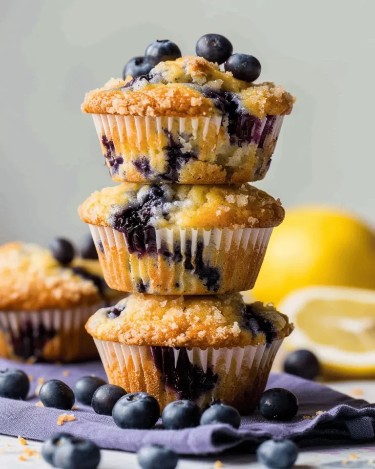 Lemon Blueberry Muffins Recipe