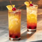 Malibu Sunset Cocktail
