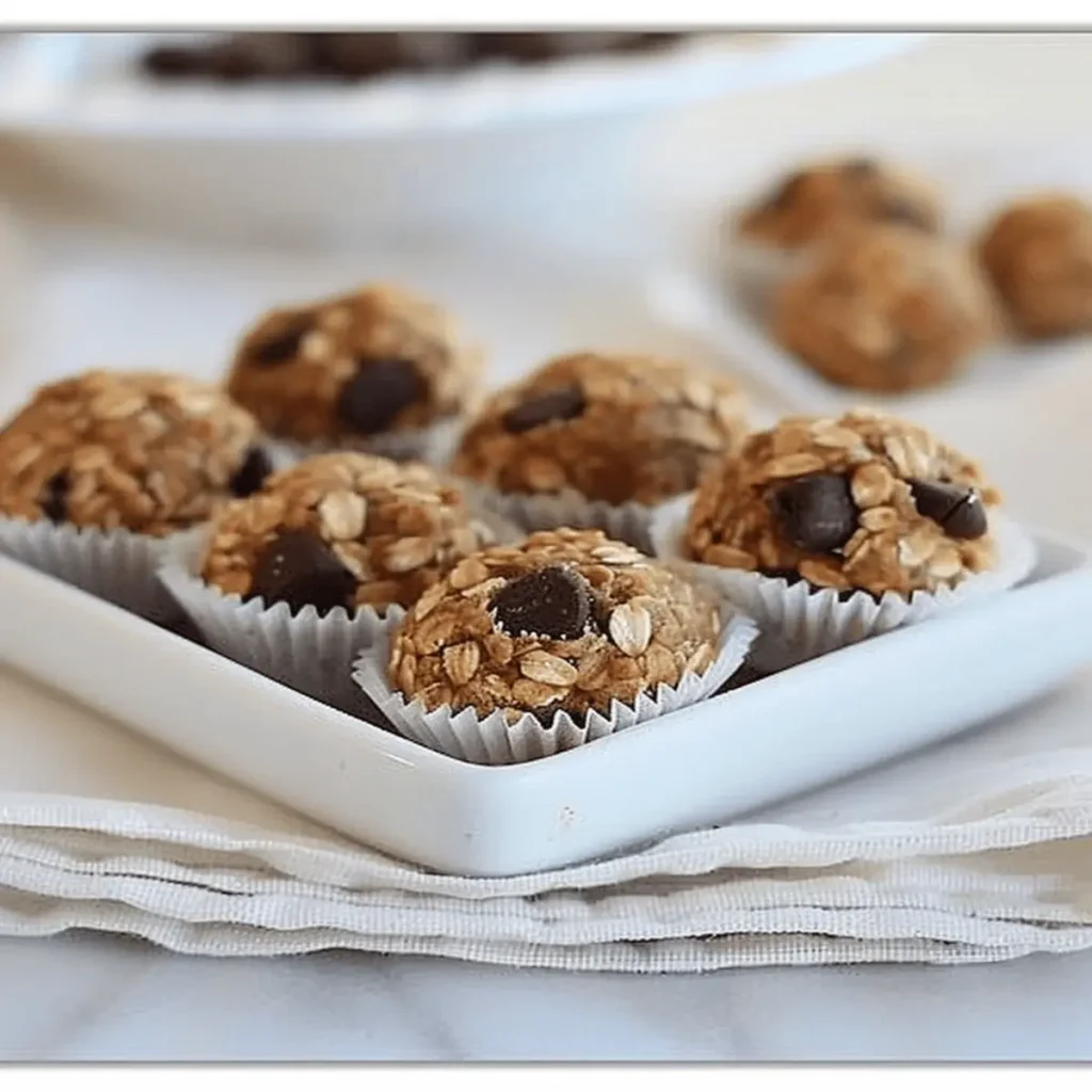 No-Bake Oatmeal Cookie Dough Bites Easy Recipe