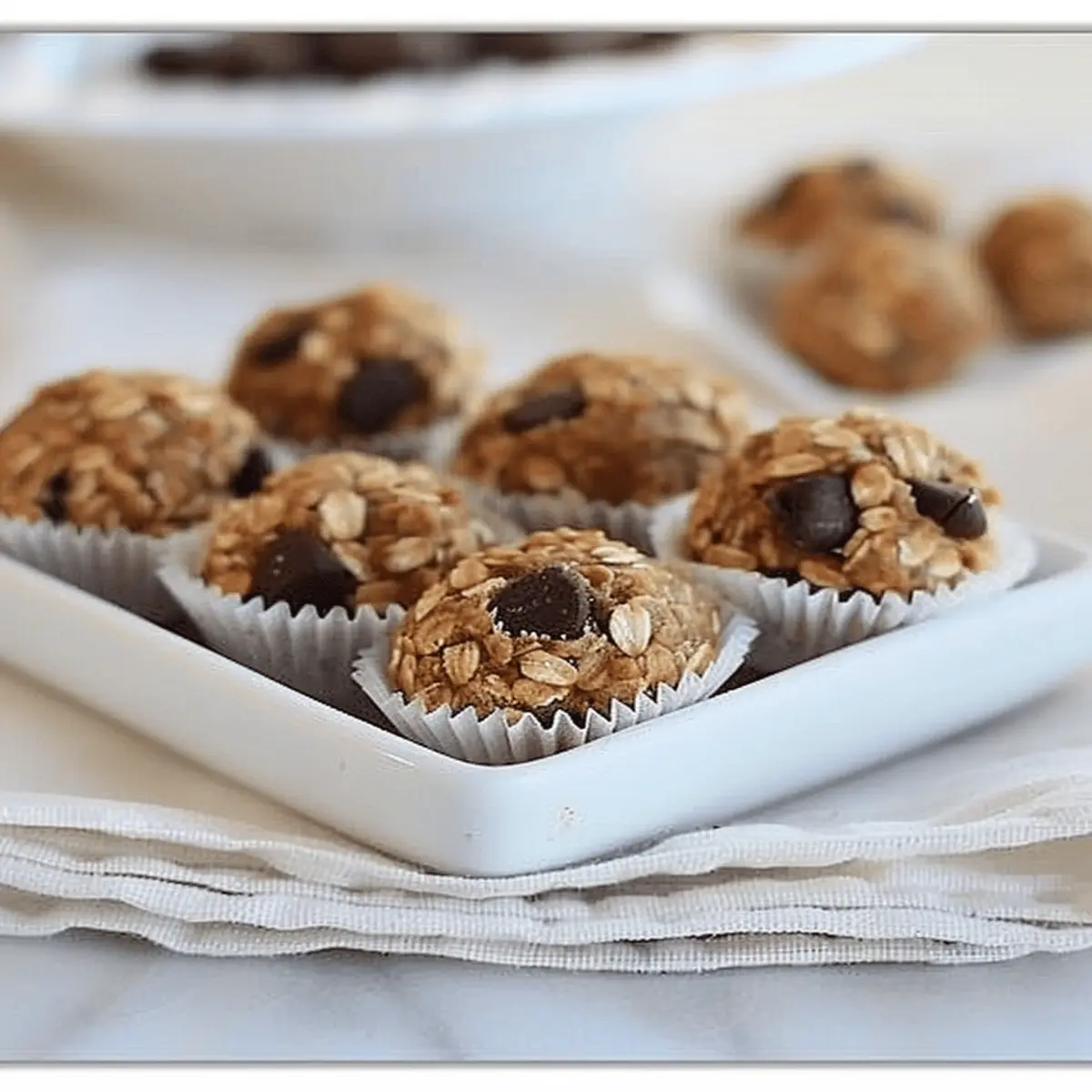 No-Bake Oatmeal Cookie Dough Bites: Easy, Irresistible Treats