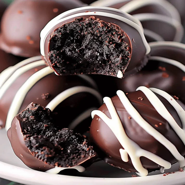 No-Bake Oreo Truffle Cake Bites