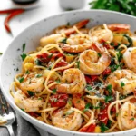One-Pan 20-Minute Garlic Parmesan Shrimp & Veggies