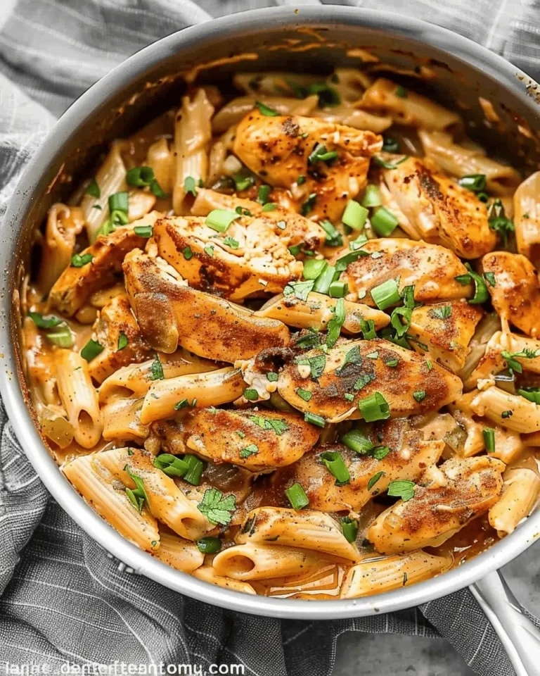 One Pot Cajun Chicken Alfredo