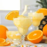 Orange, Pineapple & Coconut Mocktail