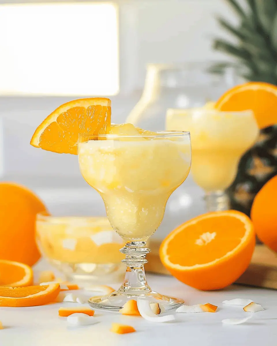 Orange Pineapple Coconut Mocktail: Juicy Tropical Bliss at Home
