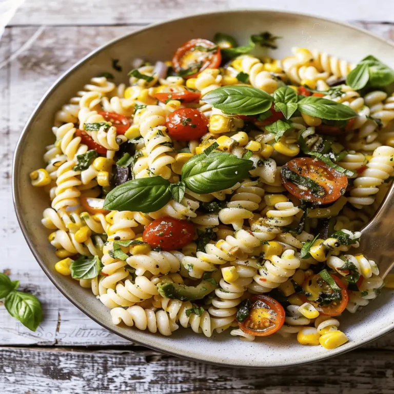 Roasted Corn and Tomato Pasta Salad