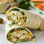 Savory Pickle Ranch Chicken and Veggie Wraps Recipe