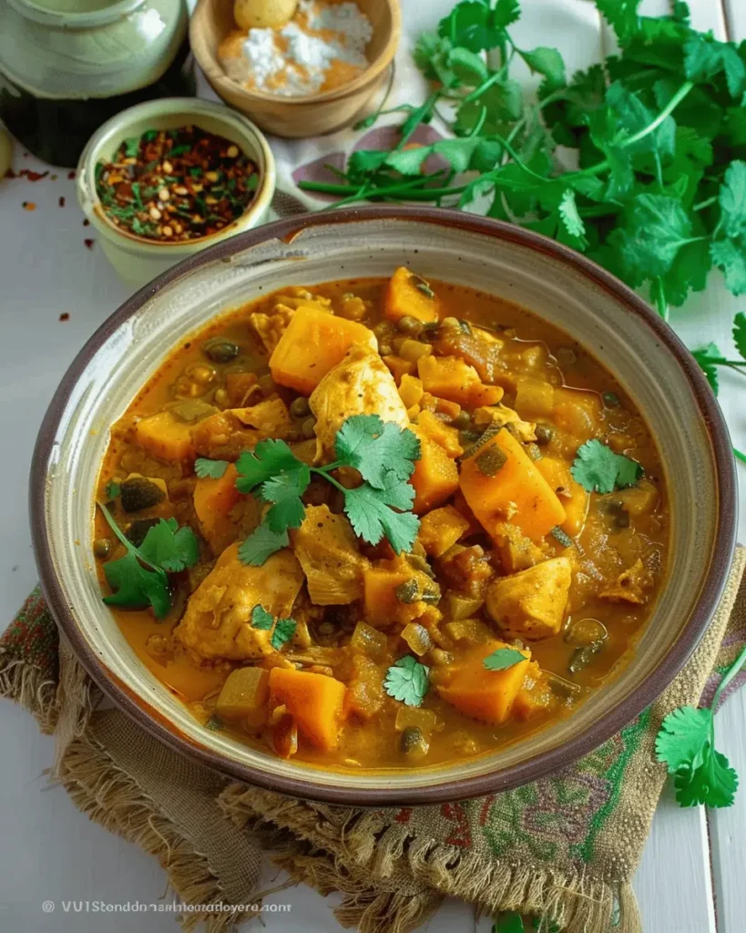 Slow Cooker Chicken and Sweet Potato Curry