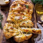 Soft Garlic Herb Cheddar Cheese Bread